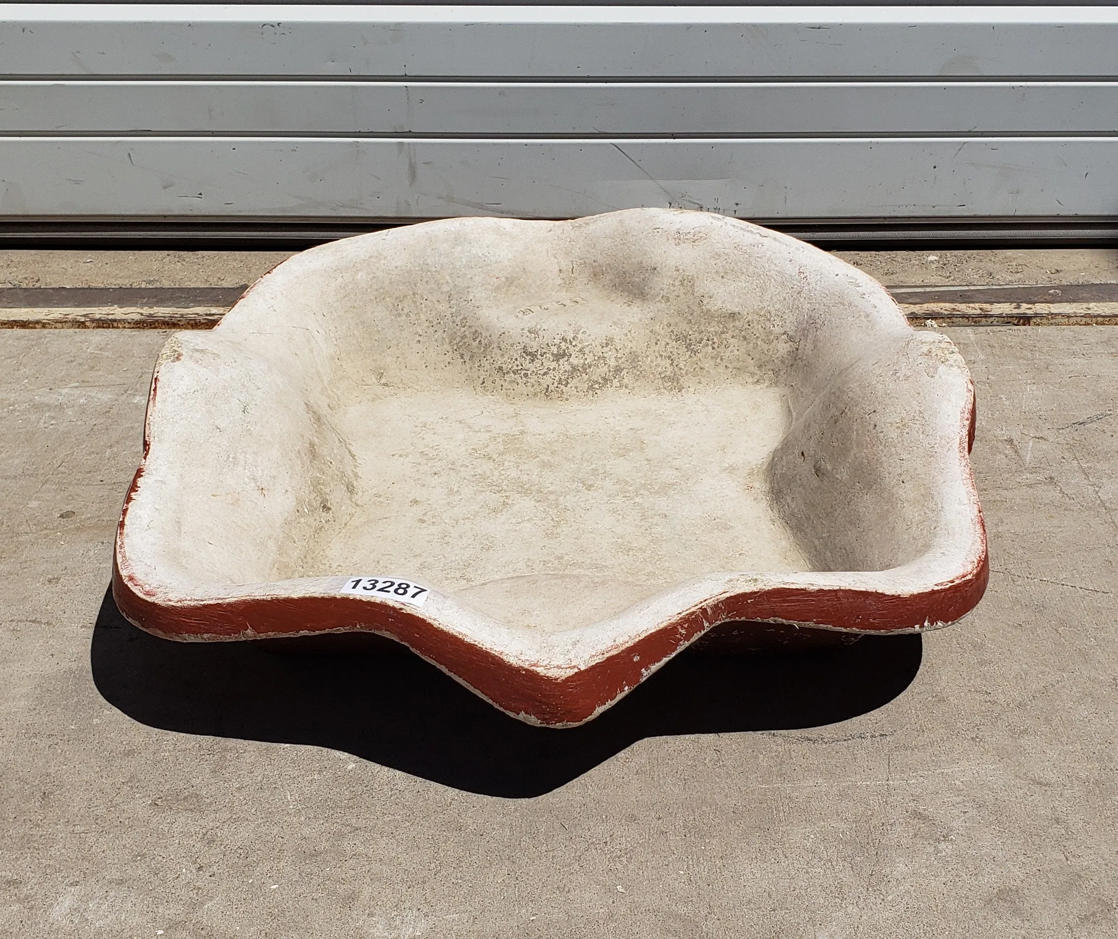 Unique Willy Guhl Red Planter