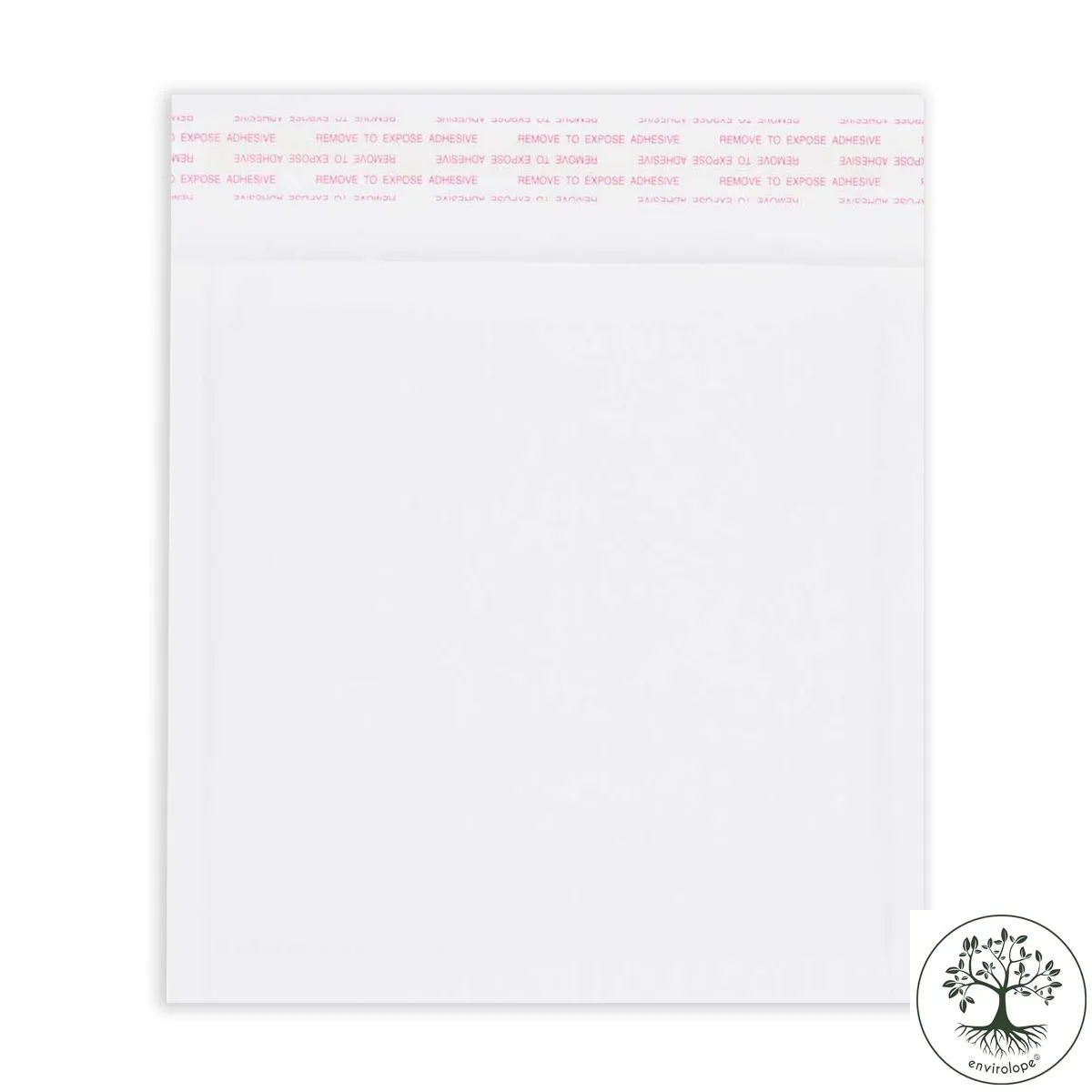 White Fluted Biodegradable Recyclable Mailing Bags