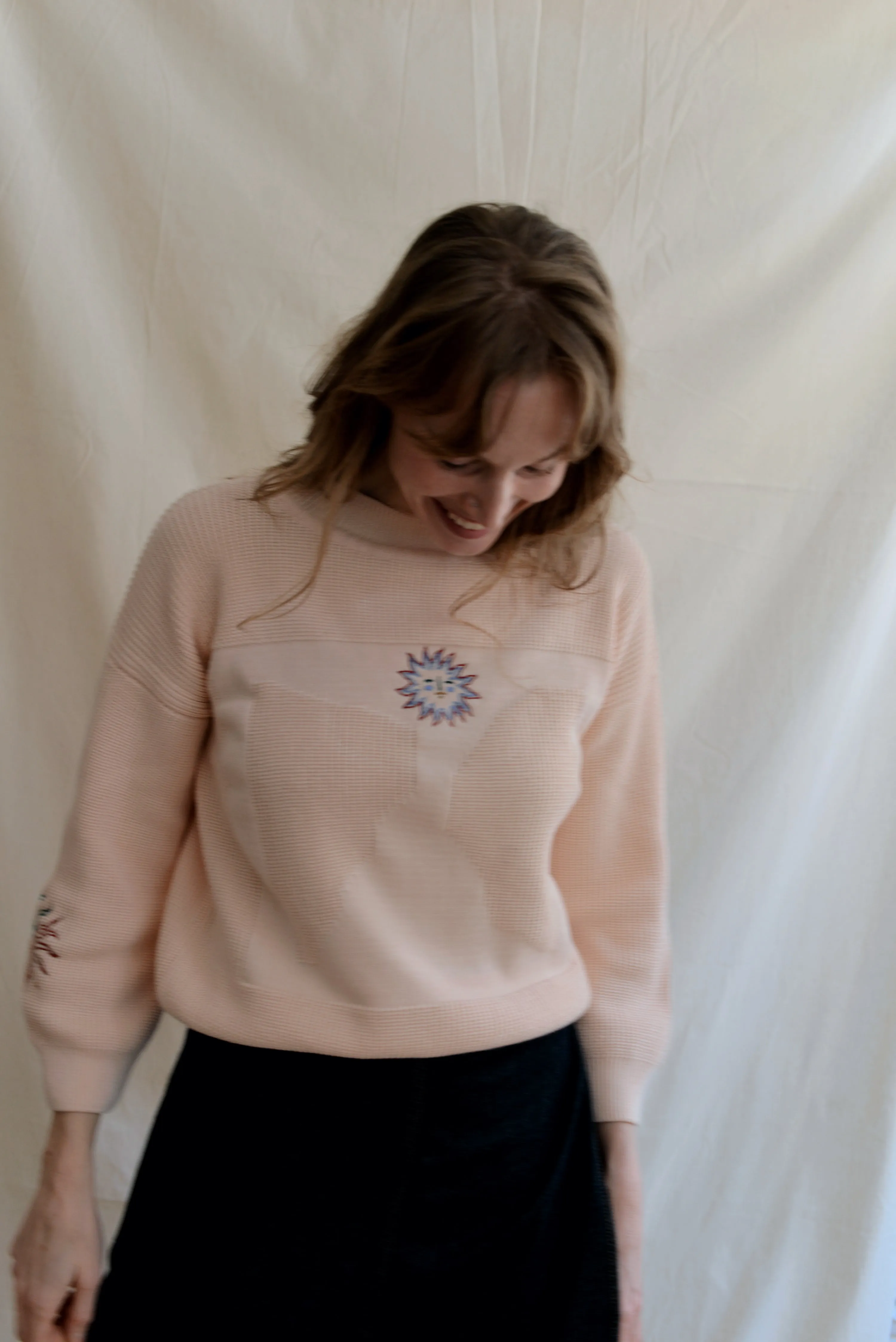 x Madeleine Kemsley collab MOA jumper light